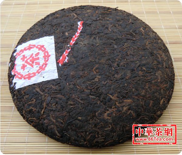 陈年普洱茶-大红印7262饼茶